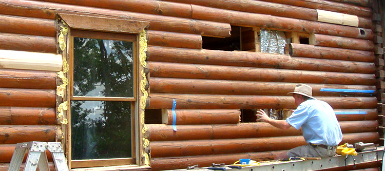 Log Home Repair Cincinnati, Ohio