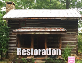 Historic Log Cabin Restoration  Milford, Ohio